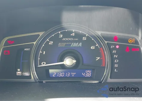 2008 Honda Civic Hybrid из США, поврежденный, VIN JHMFA36248S027685